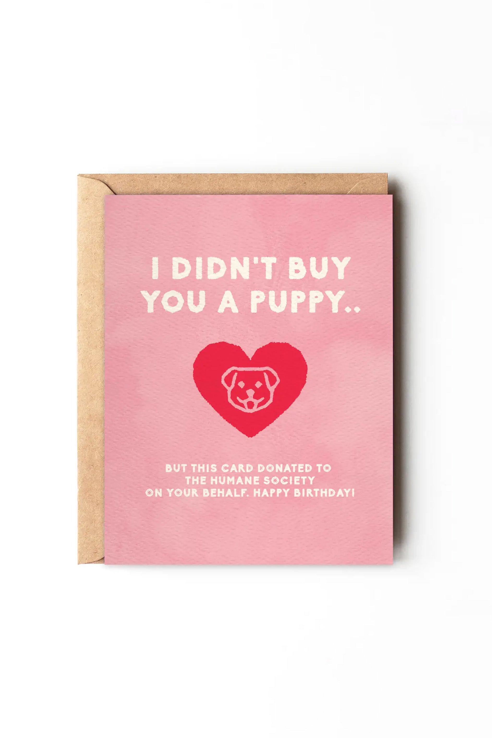 Charitable Puppy Birthday Card - Greeting Card - The Green Brick Boutique