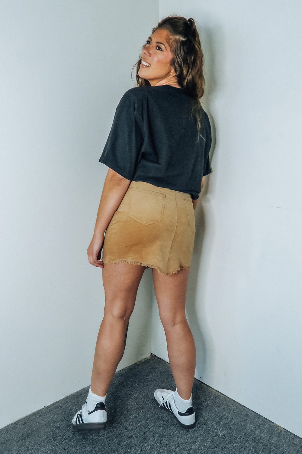 Essential Corduroy Mini Skirt - Skirts - The Green Brick Boutique