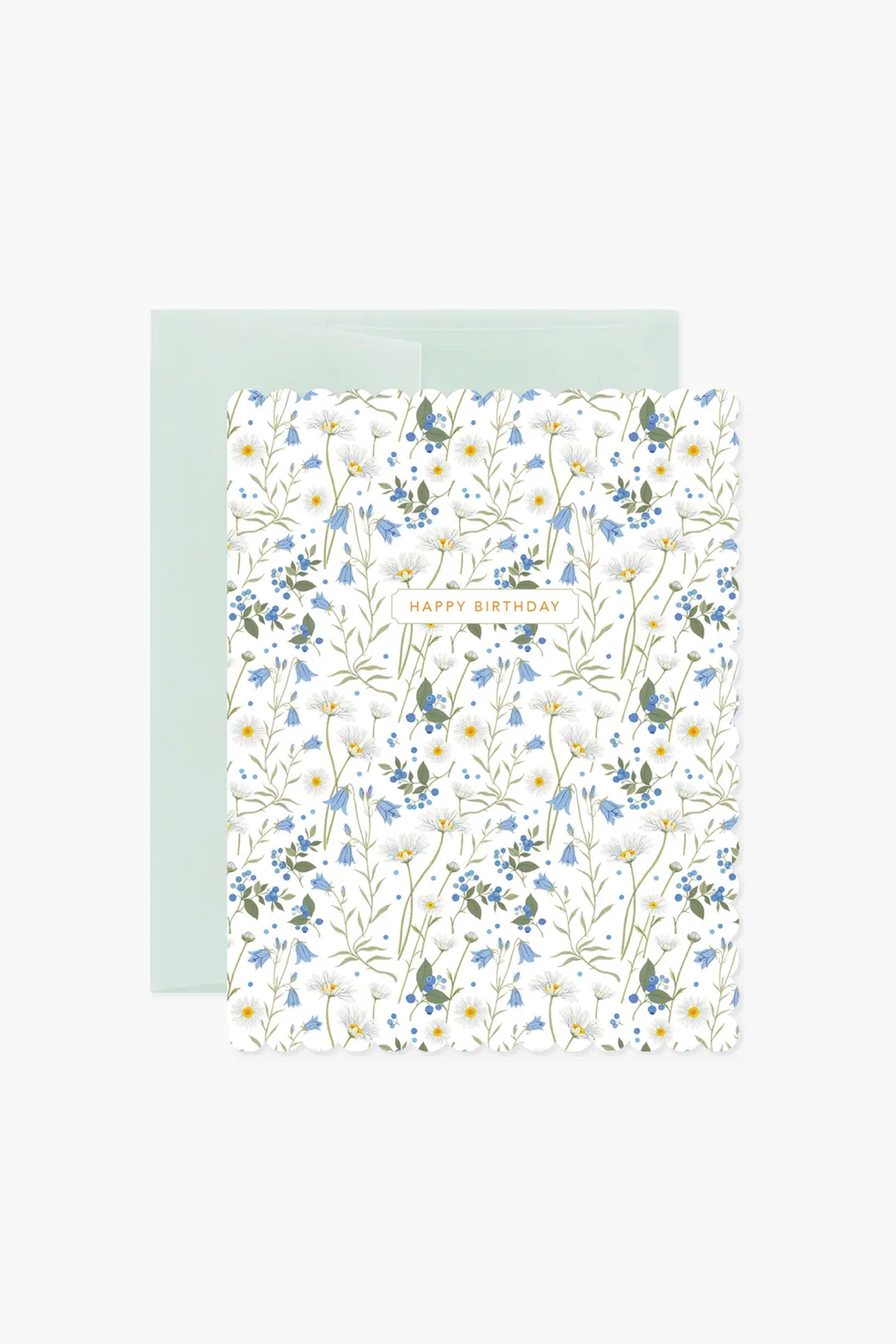 Floral Plains Birthday | Greeting Card - Greeting Card - The Green Brick Boutique