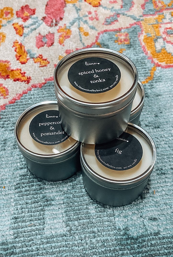 'Lima' 3 Oz. Candle Tin - Candle - The Green Brick Boutique