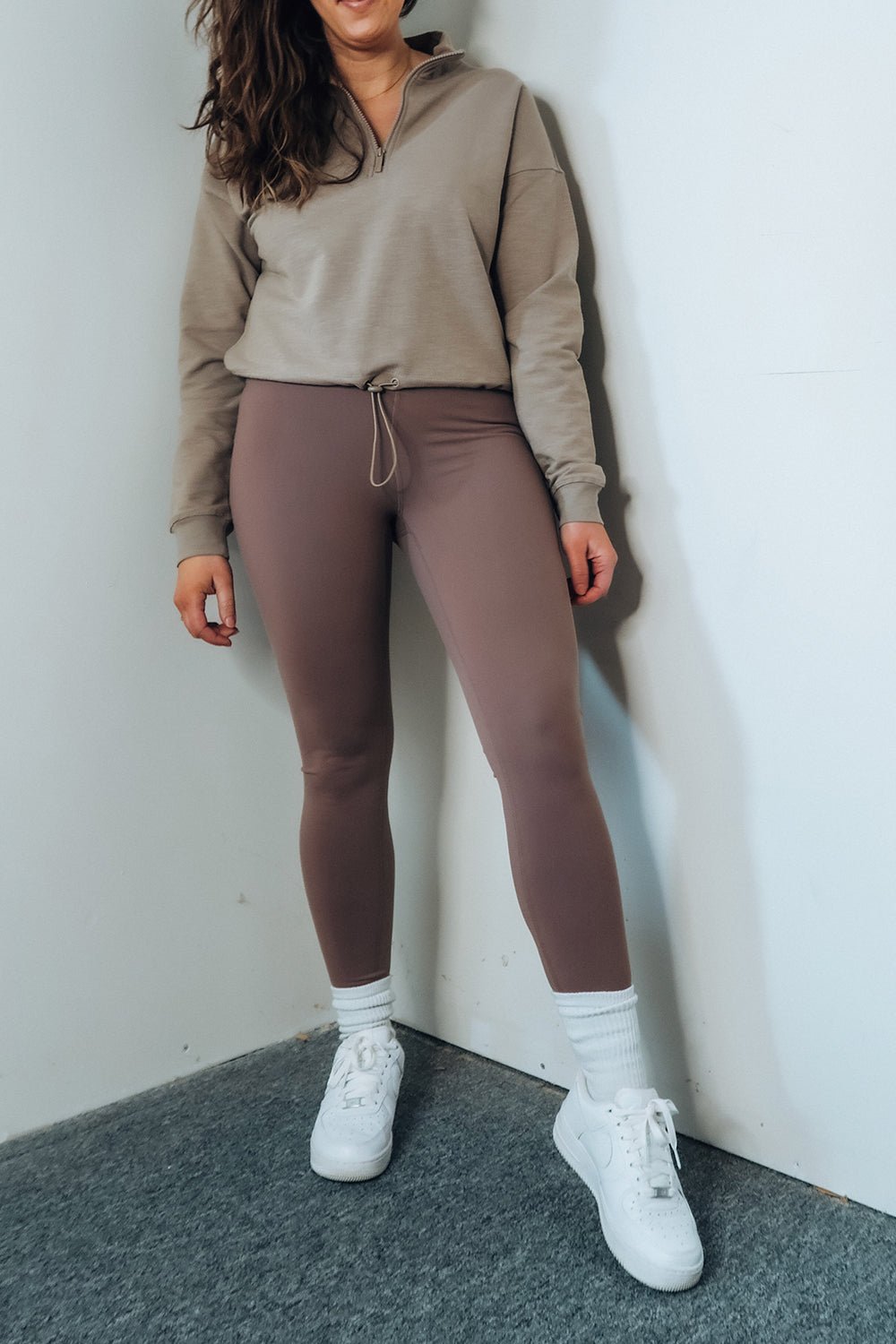 Nylon-Blend Essential Solid Leggings - Bottoms - The Green Brick Boutique