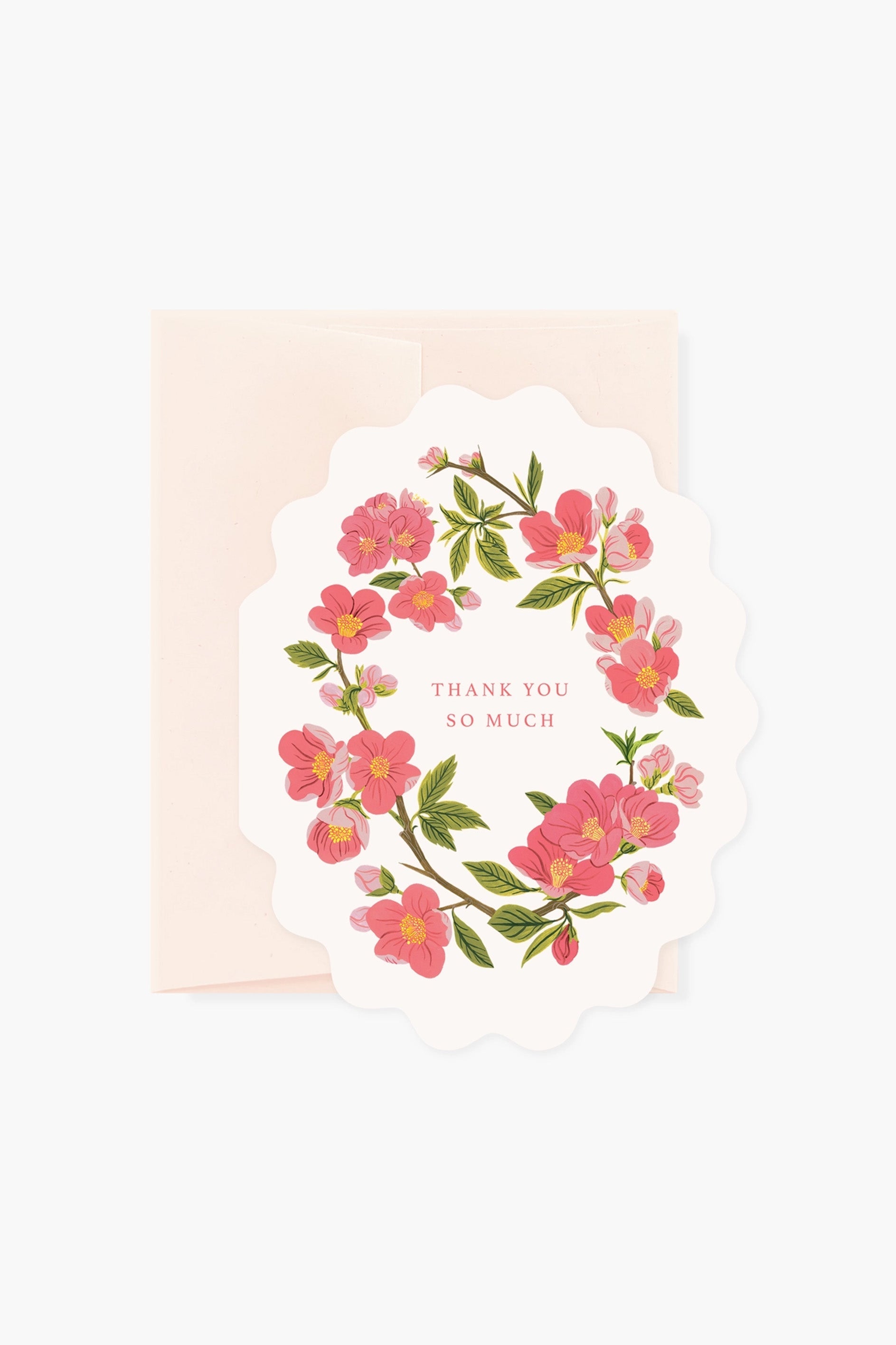 Quince Floral | Thank You Card - Greeting Card - The Green Brick Boutique
