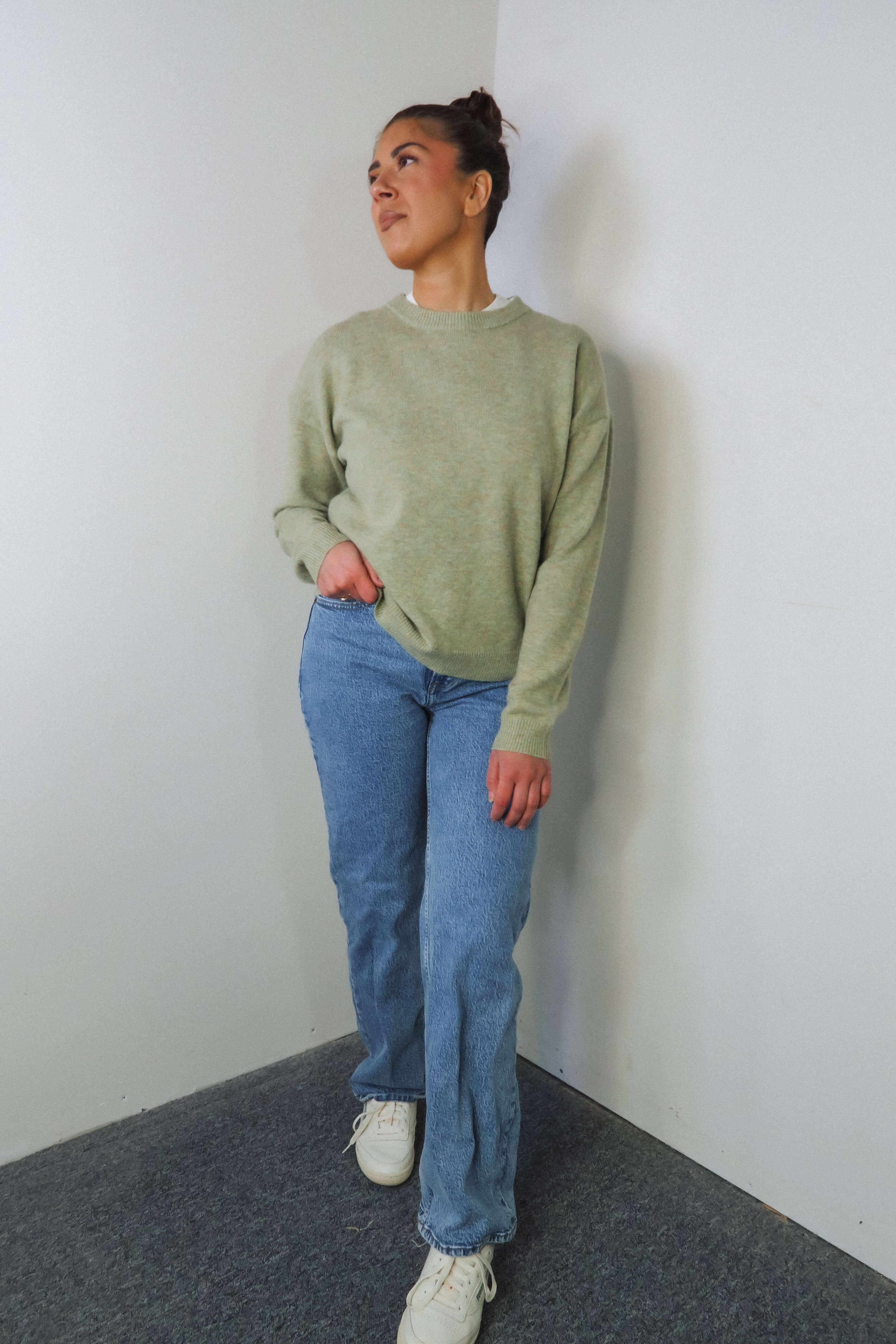 The Sutton Sweater | Subtle Multi-Colored Knit Sweater - Tops - The Green Brick Boutique